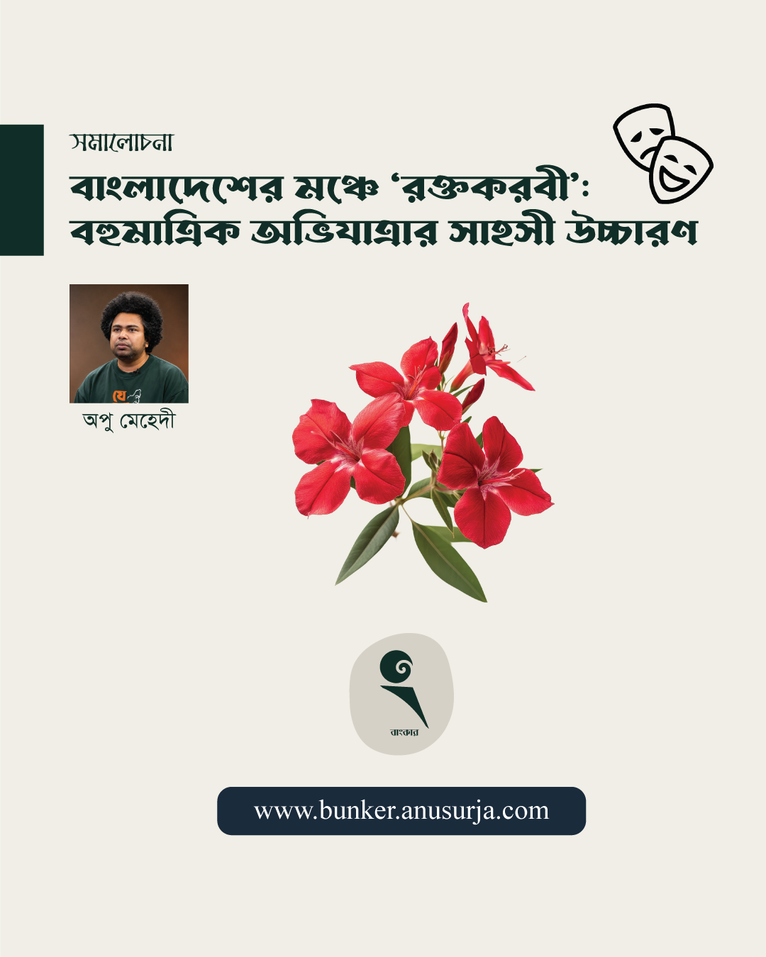 বাংলাদেশের মঞ্চে ‘রক্তকরবী’: বহুমাত্রিক অভিযাত্রার সাহসী উচ্চারণ